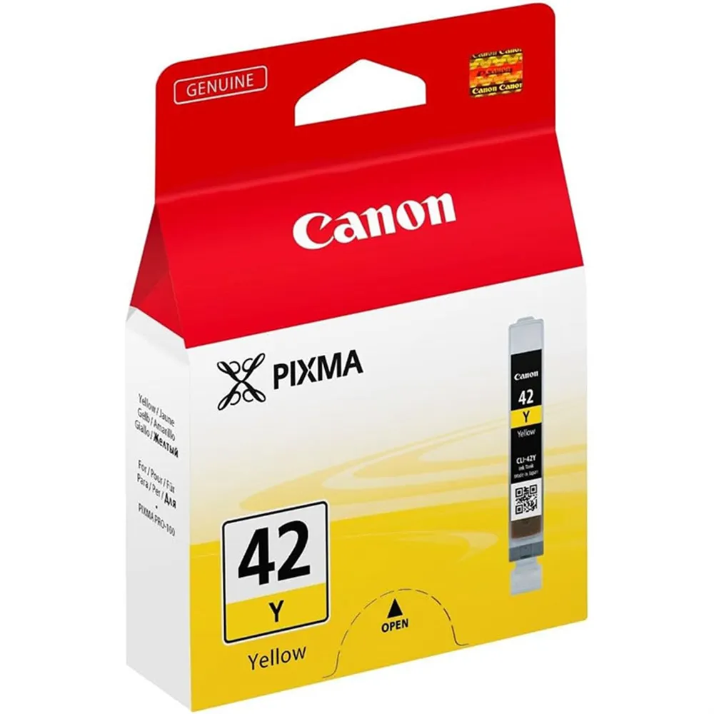 Cartuccia Originale Canon CLI-42Y 6387B001 (Giallo 284 pagine)