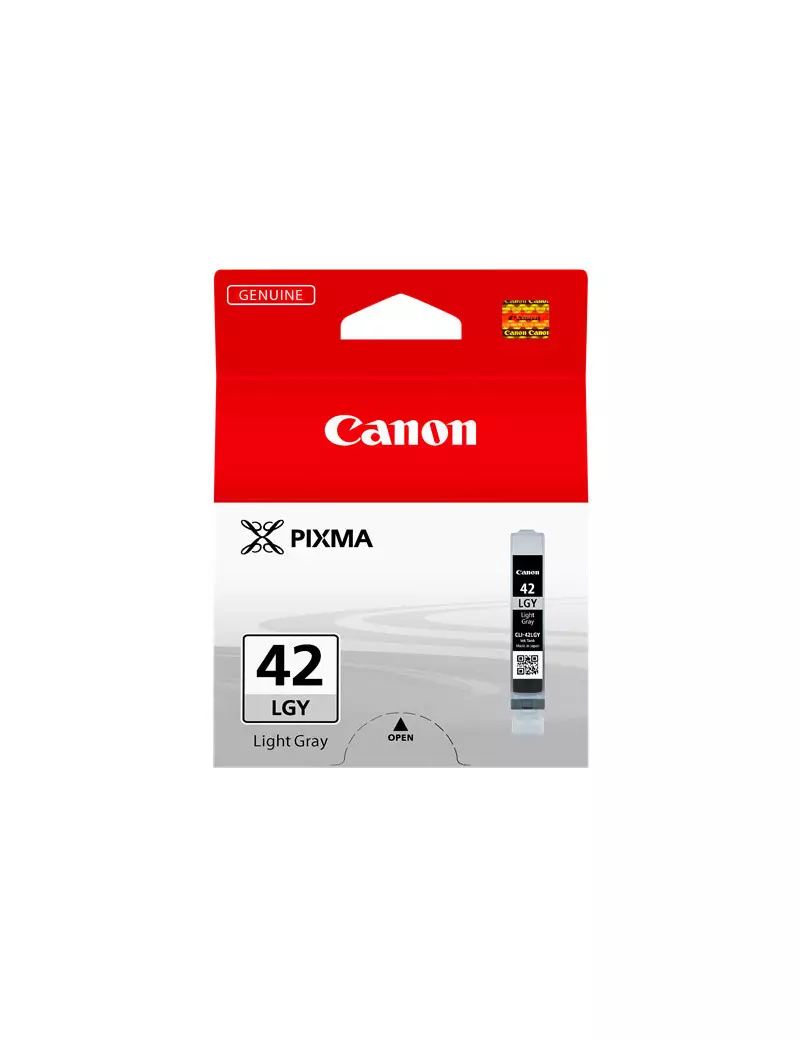 Cartuccia Originale Canon CLI-42LGY 6391B001 (Grigio Chiaro 835 pagine) Cartuccia Originale Canon CLI-42LGY 6391B001 (Grigio Chiaro 835 pagine)