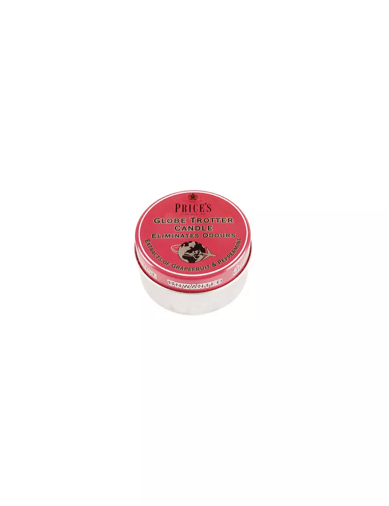 Candela in Lattina Price's - Globetrotter (Grapefruit & Peppermint) Candela in Lattina Price's - Globetrotter (Grapefruit & Peppermint)