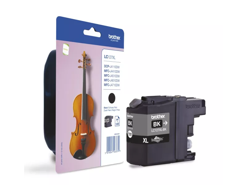 Cartuccia Originale Brother LC-127XLBK LC127XLBK (Nero 1200 pagine) Cartuccia Originale Brother LC-127XLBK LC127XLBK (Nero 1200 pagine)