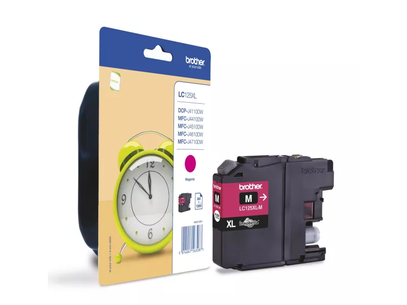 Cartuccia Originale Brother LC-125XLM LC125XLM (Magenta 1200 pagine) Cartuccia Originale Brother LC-125XLM LC125XLM (Magenta 1200 pagine)
