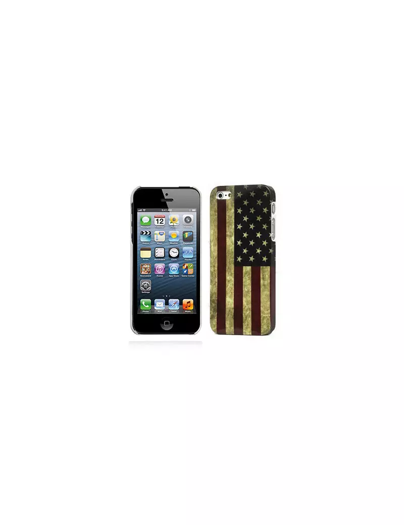 Cover Bandiera U.S.A. Used per iPhone 5 5S