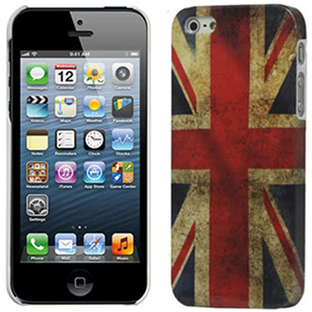 Cover Bandiera U.K. Used per iPhone 5 5S