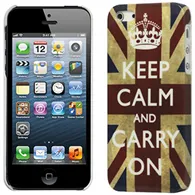 Cover Bandiera U.K. Keep Calm per iPhone 5 5S