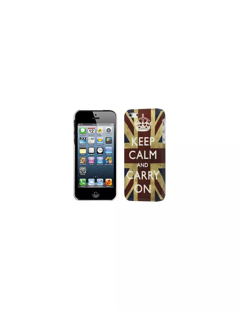 Cover Bandiera U.K. Keep Calm per iPhone 5 5S