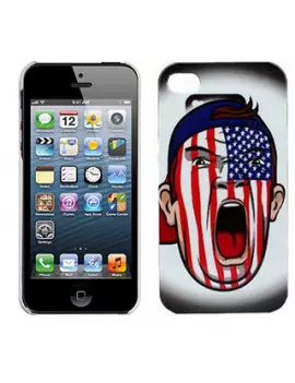 Cover Bandiera U.S.A. Face per iPhone 5 5S