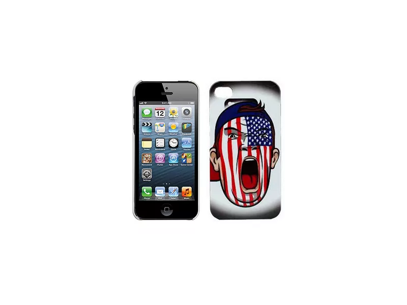 Cover Bandiera U.S.A. Face per iPhone 5 5S Cover Bandiera U.S.A. Face per iPhone 5 5S