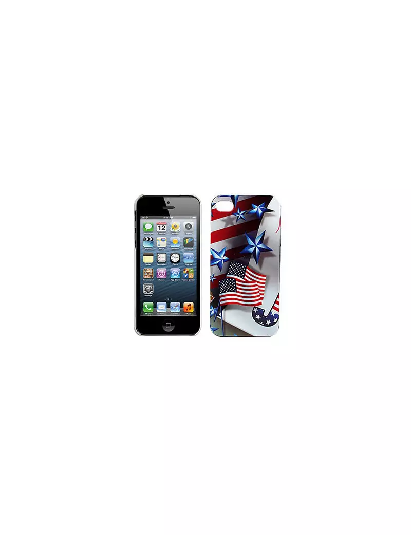 Cover Bandiera U.S.A. Stelle e Strisce per iPhone 5 5S Cover Bandiera U.S.A. Stelle e Strisce per iPhone 5 5S