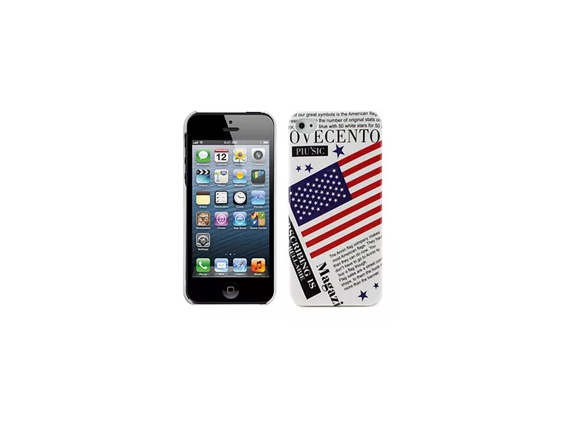 Cover Bandiera U.S.A. Stampa per iPhone 5 5S Cover Bandiera U.S.A. Stampa per iPhone 5 5S