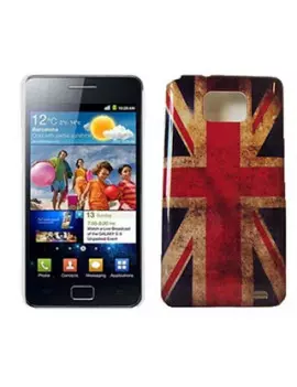 Cover Bandiera U.K. Used per Samsung Galaxy S2