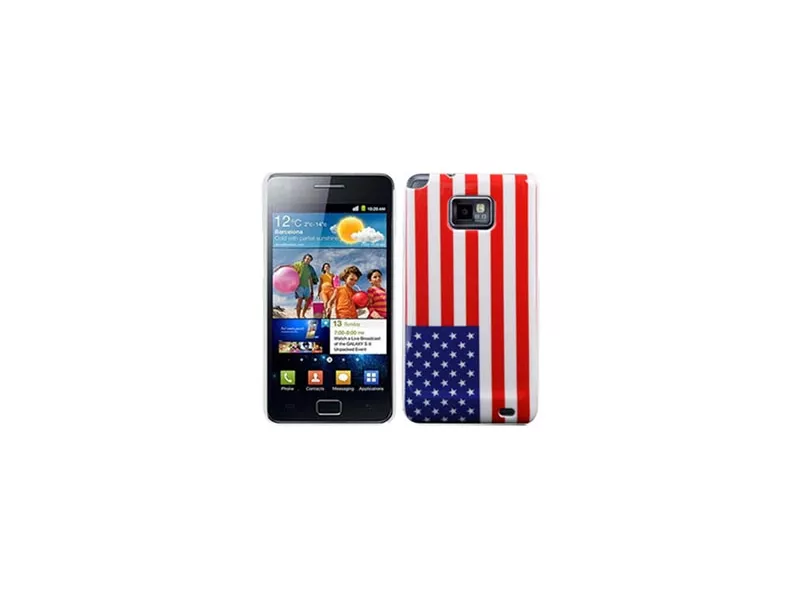 Cover Bandiera U.S.A. per Samsung Galaxy S2 Cover Bandiera U.S.A. per Samsung Galaxy S2