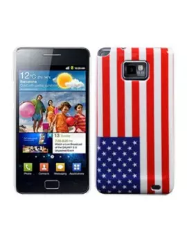 Cover Bandiera U.S.A. Used per Samsung Galaxy S2