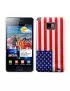 Cover Bandiera U.S.A. Used per Samsung Galaxy S2