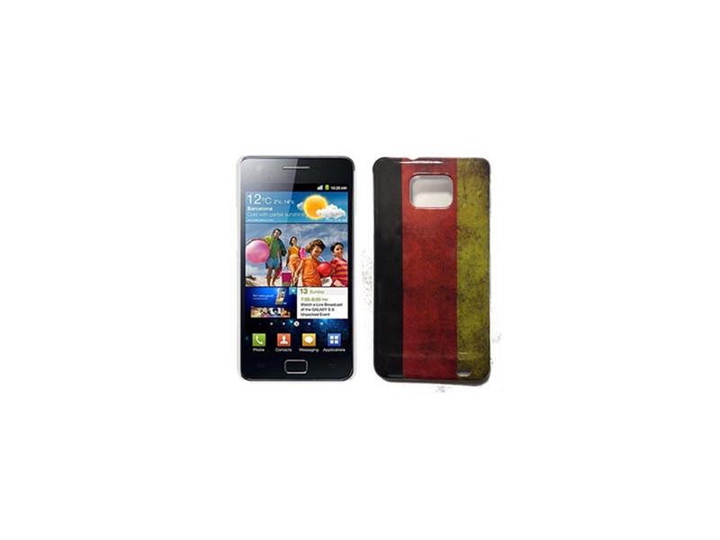 Cover Bandiera Germania Used per Samsung Galaxy S2 Cover Bandiera Germania Used per Samsung Galaxy S2