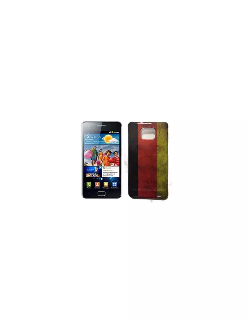 Cover Bandiera Germania Used per Samsung Galaxy S2 Cover Bandiera Germania Used per Samsung Galaxy S2