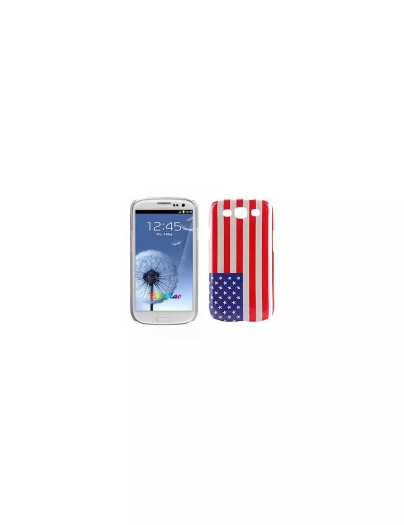 Cover Bandiera U.S.A. per Samsung Galaxy S3 i9300