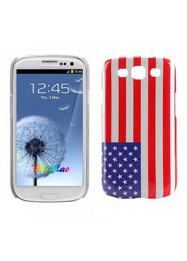 Cover Bandiera U.S.A. per Samsung Galaxy S3 i9300