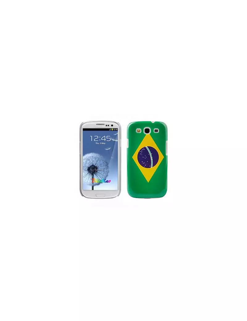 Cover Bandiera Brasile per Samsung Galaxy S3 i9300