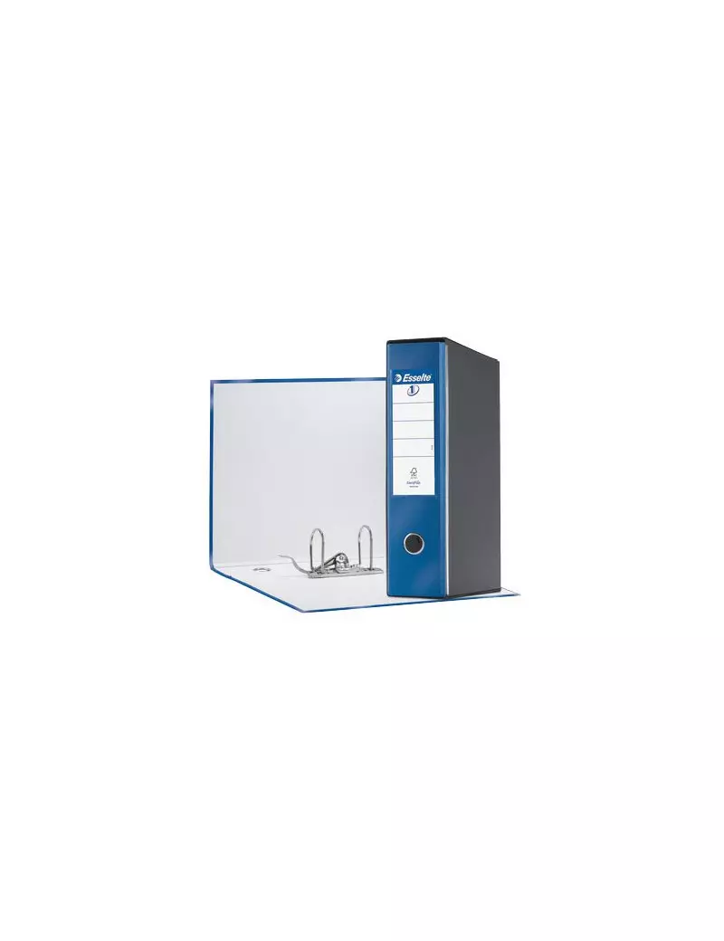 Registratore Eurofile Esselte - Commerciale - Dorso 8 - 23x30 cm - 390753960 (Blu Metallizzato)