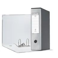 Registratore Eurofile Esselte - Protocollo - Dorso 8 - 23x33 cm - 390755970 (Grigio Metallizzato)