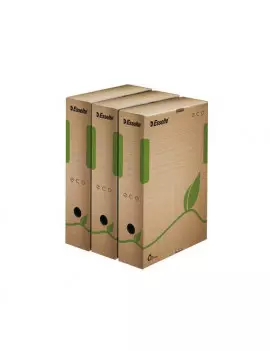 Scatola Archivio Box Eco Esselte - Dorso 8 - 23,3x32,7 cm (Avana Conf. 25)