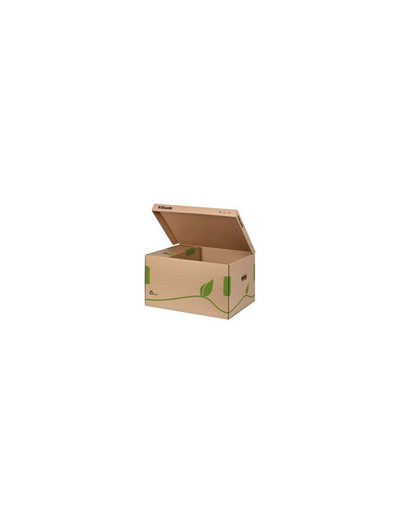 Scatola Archivio Box Eco Esselte - Dorso 34,5 - 24,2x43,9 cm (Avana Conf. 20)