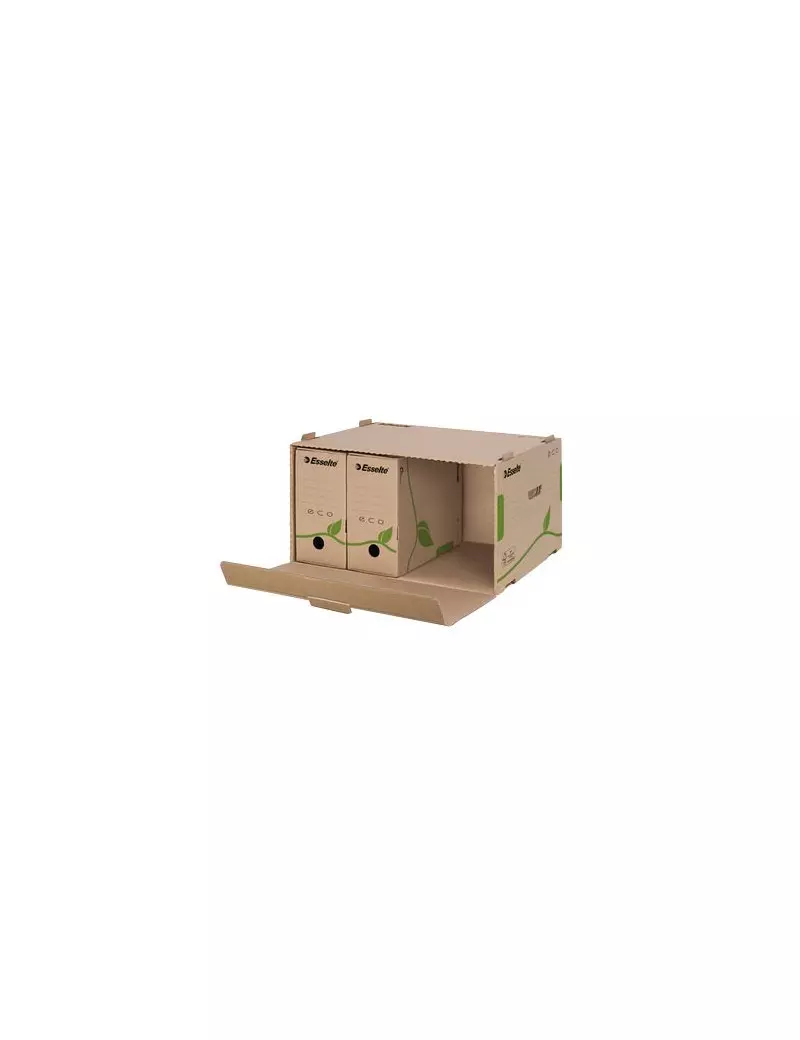 Scatola Archivio Box Eco Esselte - Dorso 34 - 25,9x43,9 cm (Avana Conf. 20)