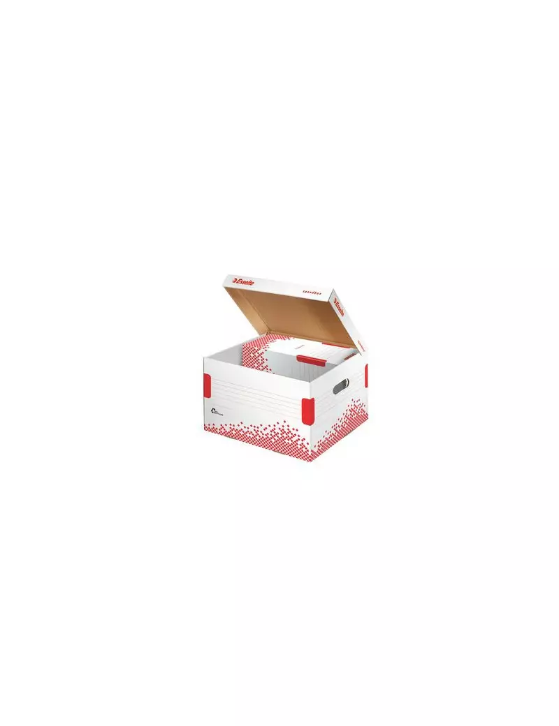 Scatola Archivio Speedbox Esselte - 32,5x26,3x36,7 cm - 623912 (Bianco Conf. 15)