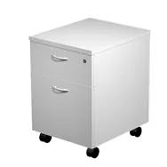 Cassettiera con Ruote Artexport - 2 Cassetti di cui 1 Classificatore - 43x52x60 cm - 60020_9 (Grigio)