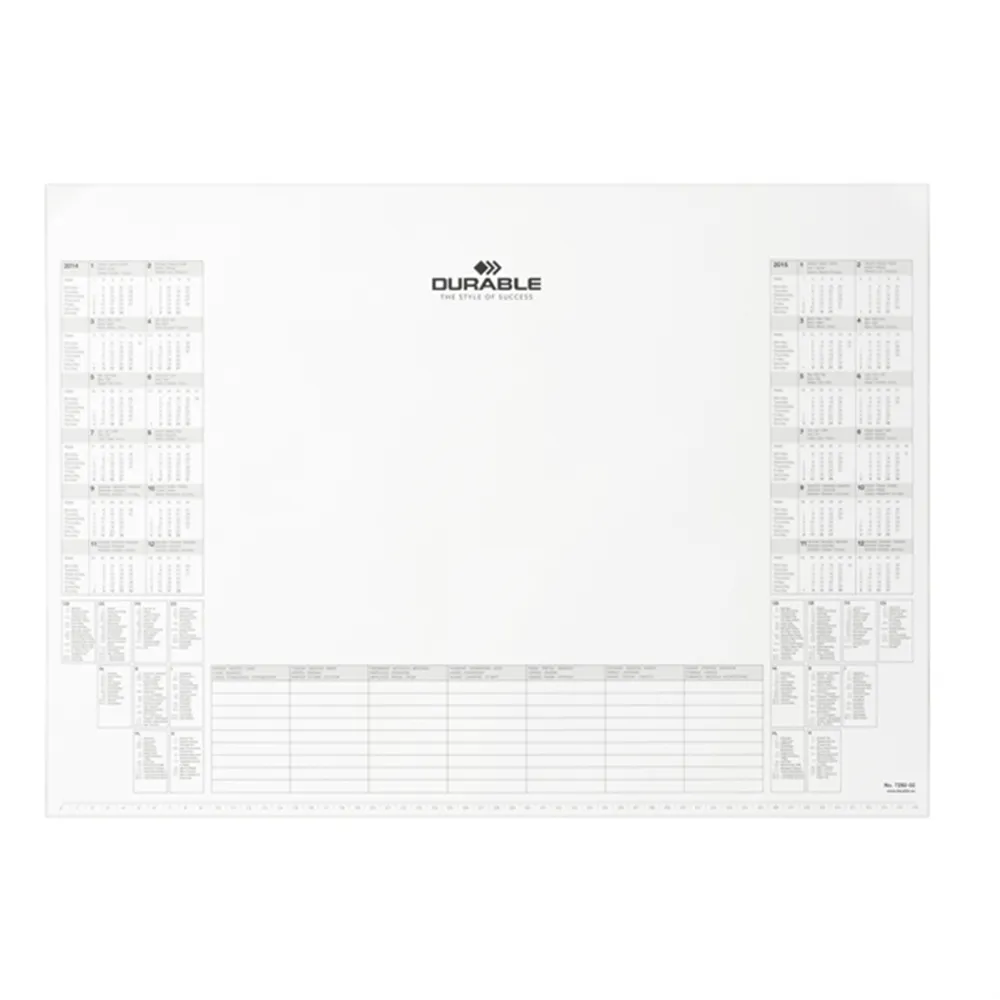 Blocco per Sottomano Durable - 57x41 cm - 7292-02 (Bianco)