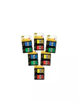 Postit Index 680 Segnapagina Blu, Giallo, Rosso, Verde 68010+2 Conf 10+2 4001895956409