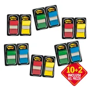 Segnapagina Post-it Index 680 3M - 25,4x43,6 mm - 23807 (Assortiti Conf. 10+2)