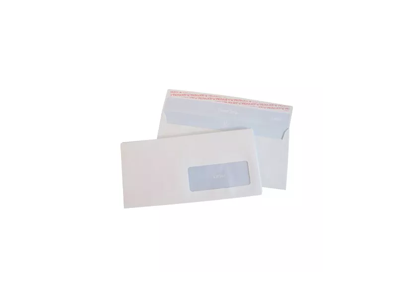 Buste Commerciali per Stampa Laser Pigna - con Finestra e Strip - 11x23 cm - 90 g - 0220921 (Bianco Conf. 500) Buste Commerciali per Stampa Laser Pigna - con Finestra e Strip - 11x23 cm - 90 g - 0220921 (Bianco Conf. 500)