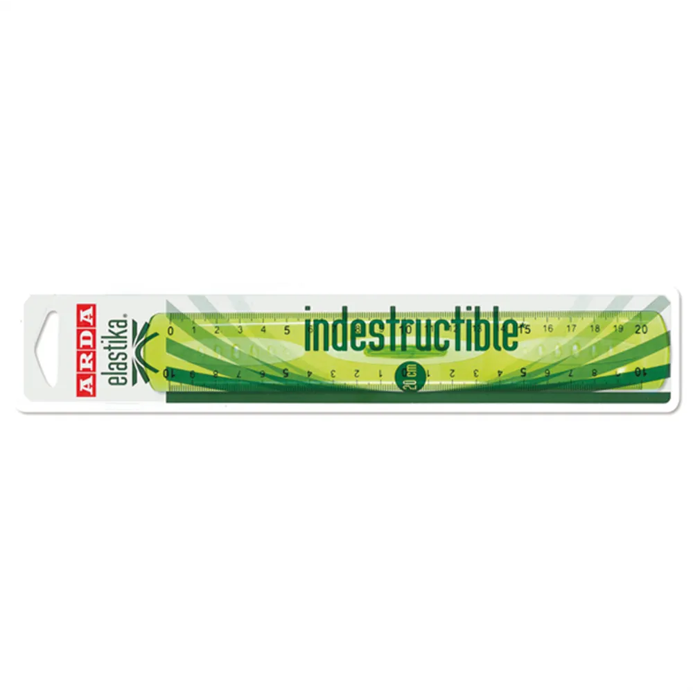 Doppiodecimetro Linea Elastika Arda - 20 cm - EL20P (Verde Trasparente Conf. 10)