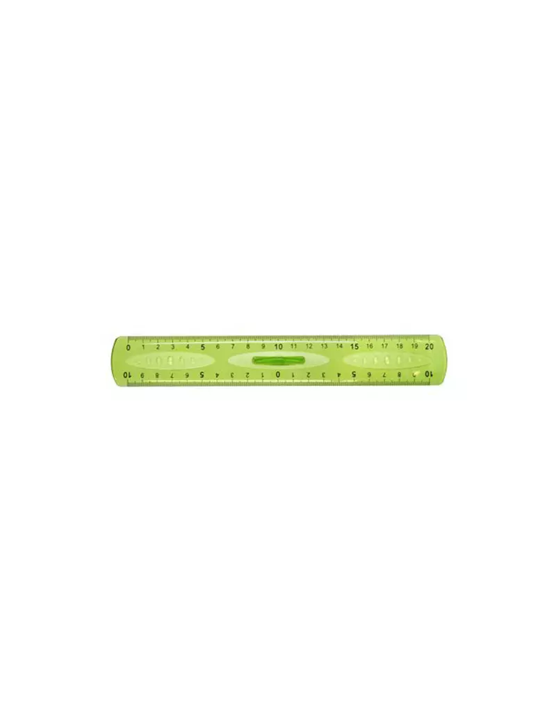 Doppiodecimetro Linea Elastika Arda - 20 cm - EL20P (Verde Trasparente Conf. 10)