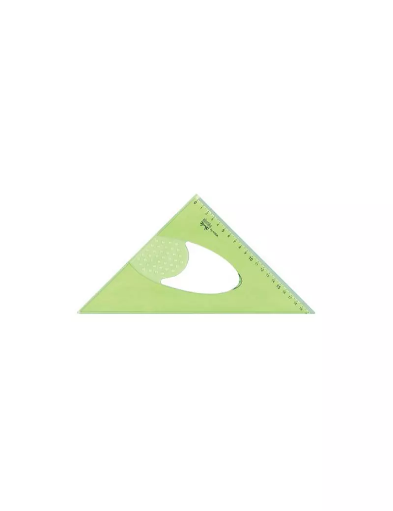 Squadra Linea Elastika Arda - 45° - 30 cm - EL4530 (Verde Trasparente) Squadra Linea Elastika Arda - 45° - 30 cm - EL4530 (Verde Trasparente)
