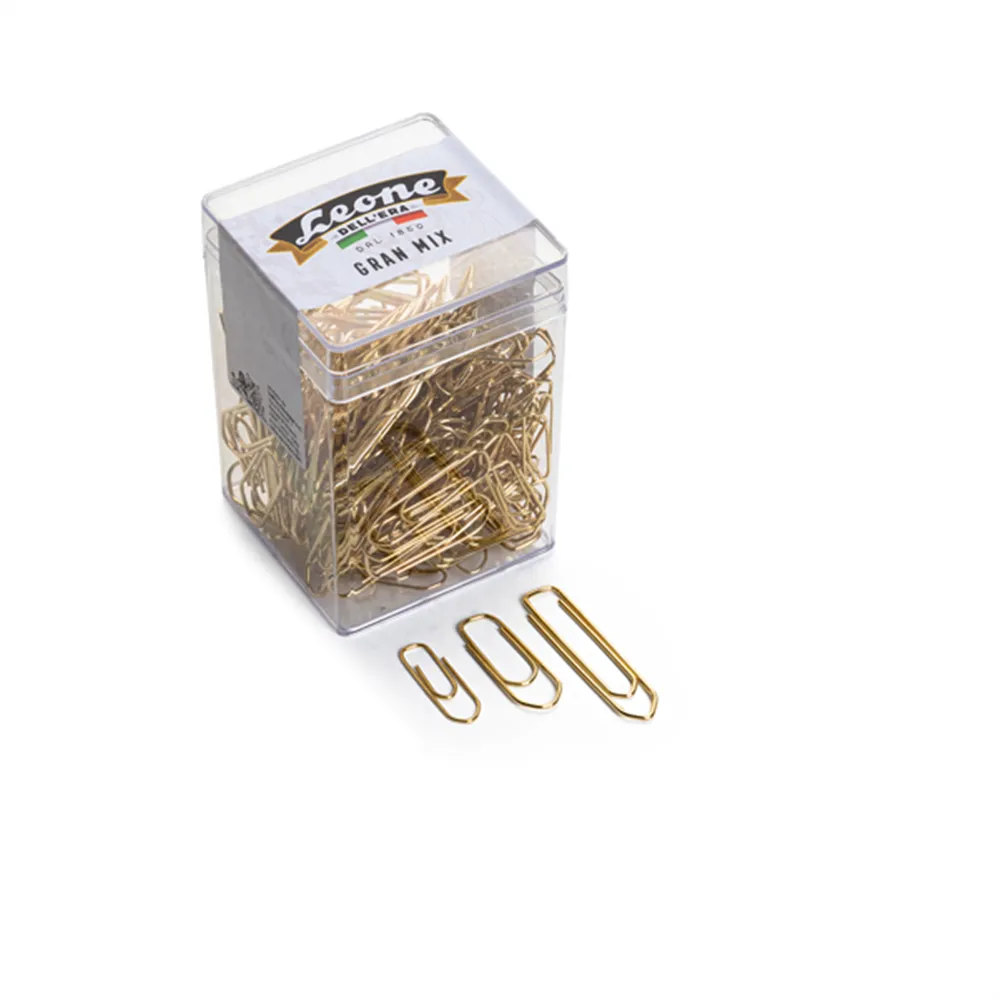 Fermagli Zincati Gran Mix 125 Leone Dell'Era - FOB125GMIX (Ottone Brillante Conf. 125)