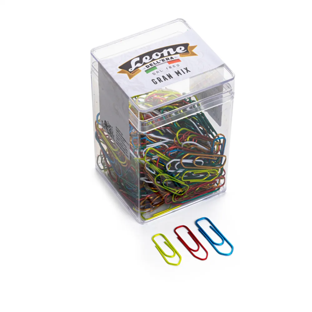 Fermagli Gran Mix 125 Leone Dell'Era - FXB125GMIX (Assortiti Metallizzati Conf. 125)