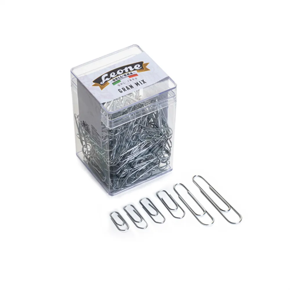 Fermagli Zincati Gran Mix 125 Leone Dell'Era - FZB125GMIX (Zinco Brillante Conf. 125)