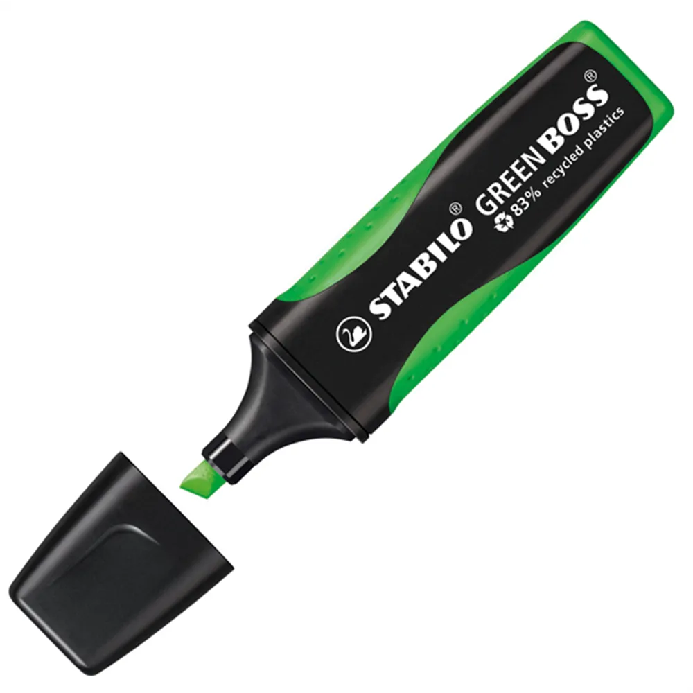Evidenziatore Green Boss Stabilo - 6070/33 (Verde Conf. 10)