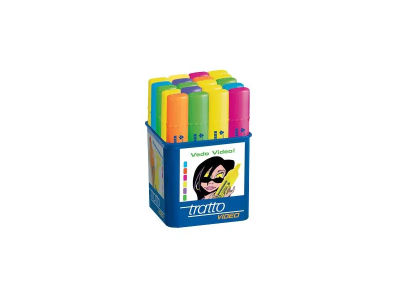 Evidenziatore Tratto Video - 830300 (Assortiti Conf. 20)