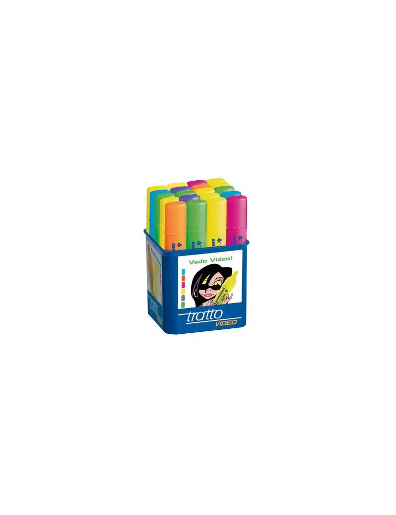 Evidenziatore Tratto Video - 830300 (Assortiti Conf. 20) Evidenziatore Tratto Video - 830300 (Assortiti Conf. 20)