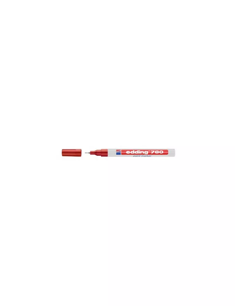 Marcatore Permanente 780 Edding - Punta Tonda - 0,8 mm - 4-780-9-002 (Rosso) Marcatore Permanente 780 Edding - Punta Tonda - 0,8 mm - 4-780-9-002 (Rosso)