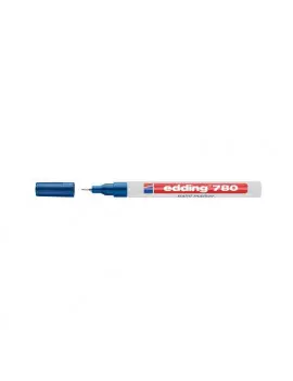 Marcatore Permanente 780 Edding - Punta Tonda - 0,8 mm - 4-780-9-003 (Blu)