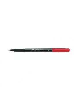 Marcatore Permanente Multimark Faber Castell - 0,4 mm - 152321 (Rosso Conf. 10)