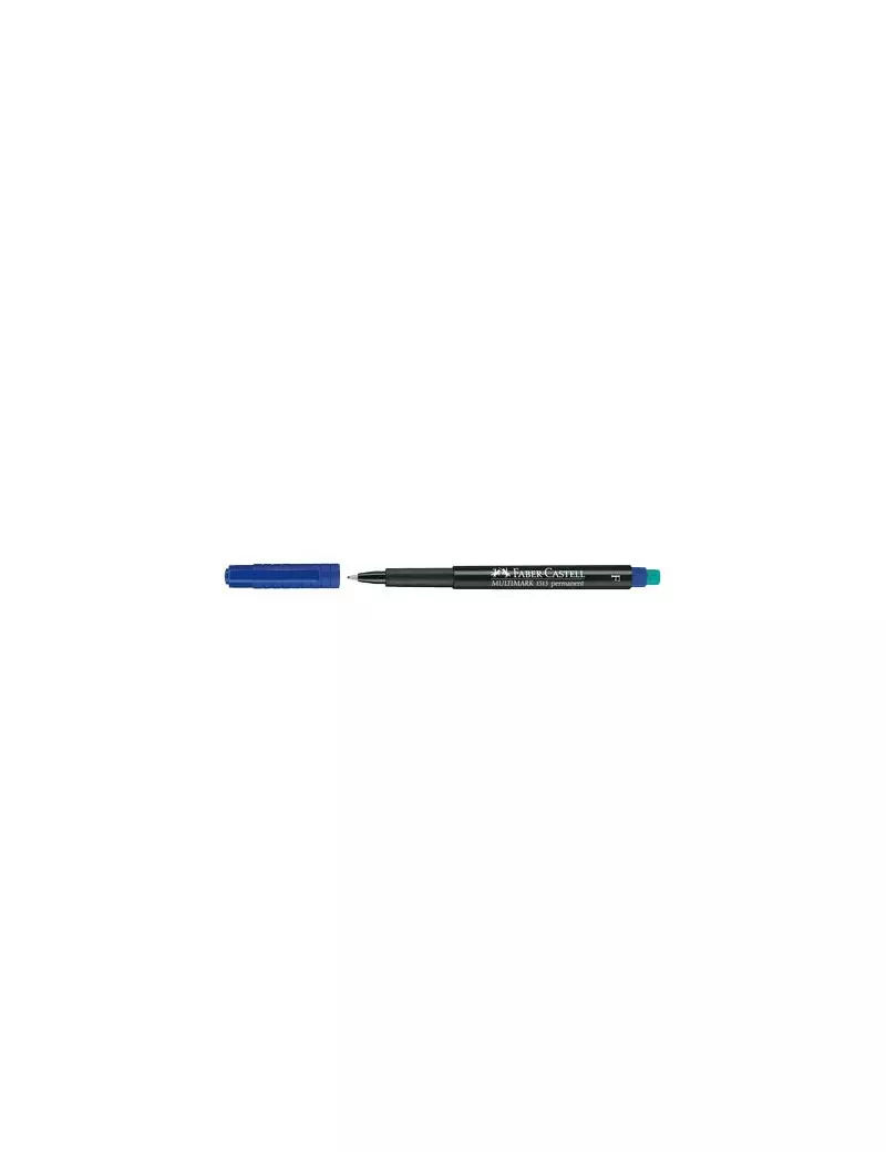 Marcatore Permanente Multimark Faber Castell - 0,4 mm - 152351 (Blu Conf. 10)