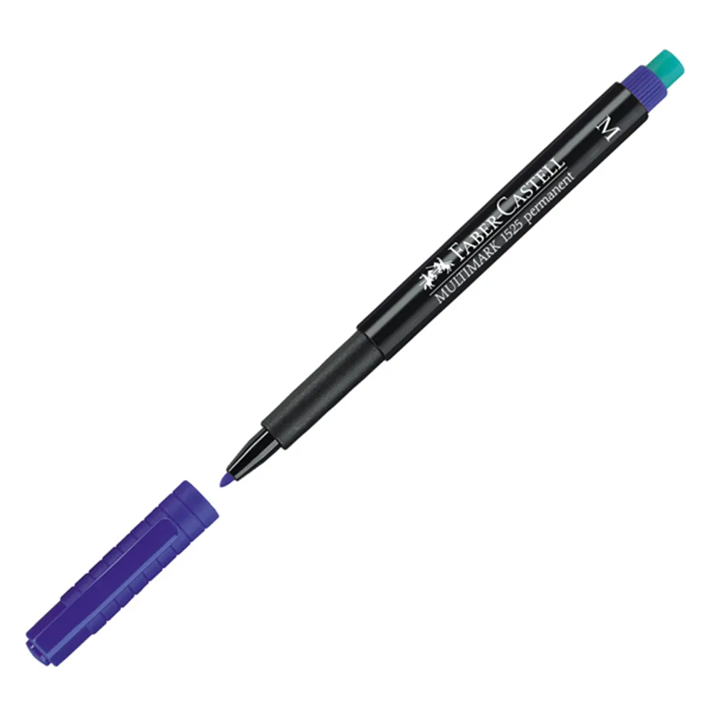 Marcatore Permanente Multimark Faber Castell - 1,0 mm - 152551 (Blu Conf. 10)