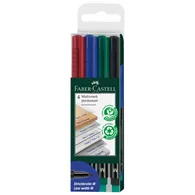Marcatore Permanente Multimark Faber Castell - 1,0 mm - 152504 (Assortiti Conf. 4)
