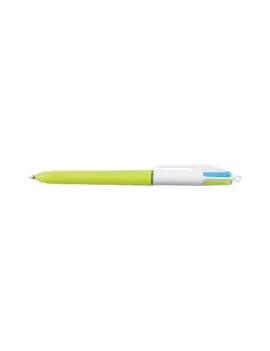 Penna a Sfera a Scatto 4 Colours Bic - 1 mm - 887777 (Blu Nero Rosso e Verde)