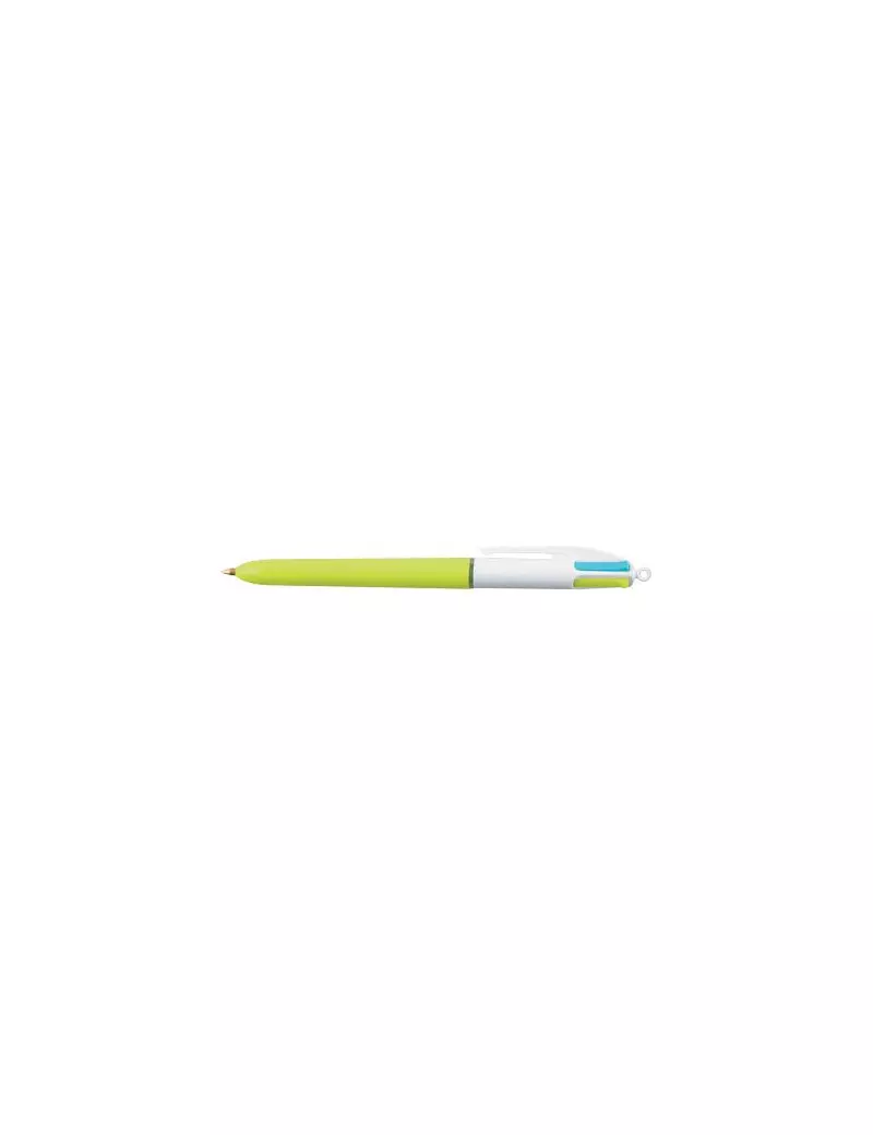 Penna a Sfera a Scatto 4 Colours Bic - 1 mm - 887777 (Blu Nero Rosso e Verde)